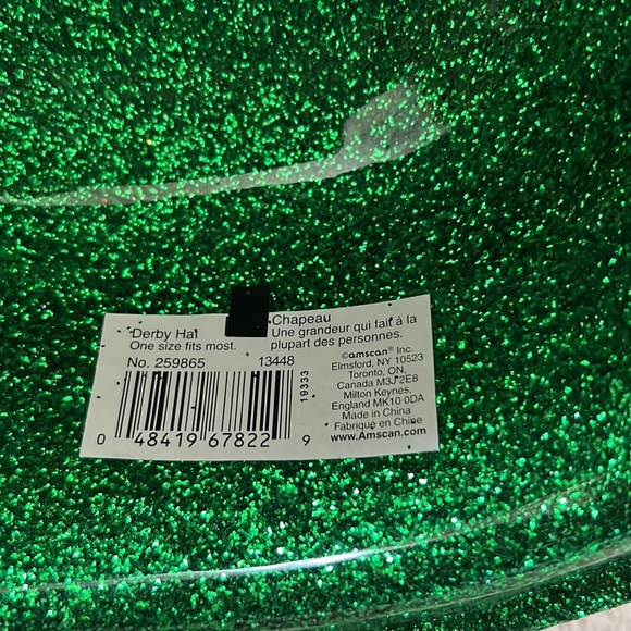 St Patrick’s Day bundle green derby hat, shamrock beads, shamrock band, New - Picture 16 of 16
